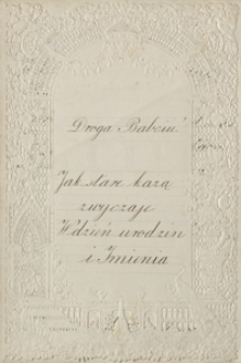 [List Barbary Mikuckiej do Józefy Girtler, 19.03.1880]