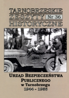 Tarnobrzeskie Zeszyty Historyczne. 2011, nr 36 (grudzień)