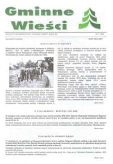 Gminne Wieści : biuletyn informacyjny Zarządu Gminy Jedlicze. 2001, nr 5