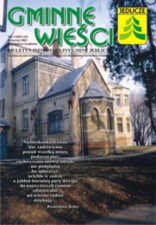 Gminne Wieści : biuletyn informacyjny Gminy Jedlicze. 2003, nr 3 (kwiecień)