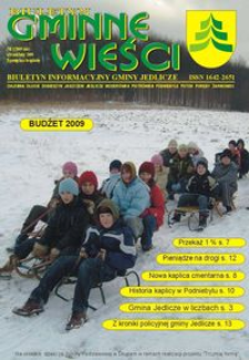Biuletyn Gminne Wieści : biuletyn informacyjny Gminy Jedlicze. 2009, nr 1 (styczeń-luty)
