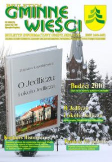 Biuletyn Gminne Wieści : biuletyn informacyjny Gminy Jedlicze. 2010, nr 1 (styczeń-luty)