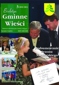 Biuletyn Gminne Wieści : biuletyn informacyjny Gminy Jedlicze. 2011, nr 3