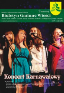 Biuletyn Gminne Wieści : biuletyn informacyjny Gminy Jedlicze. 2013, nr 1