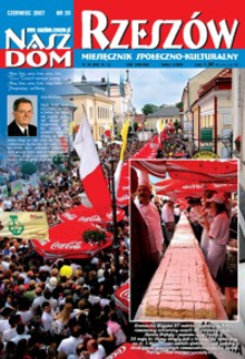 Nasz Dom Rzeszów : miesięcznik społeczno-kulturalny. 2007, R. 3, nr 6 (czerwiec)