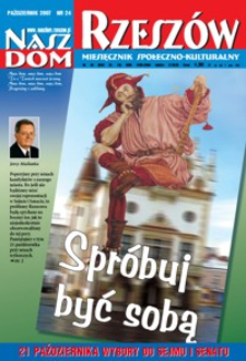 Nasz Dom Rzeszów : miesięcznik społeczno-kulturalny. 2007, R. 3, nr 10 (październik)