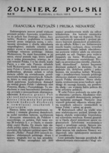 Żołnierz Polski. 1929, R. 11, nr 19 (12 maja)
