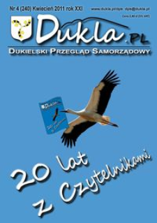 Dukla.pl : dukielski przegląd samorządowy. 2011, R. 21, nr 4 (kwiecień)