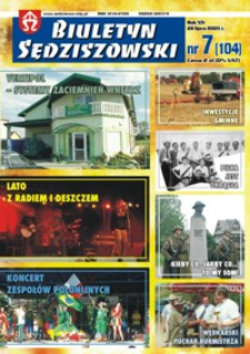 Biuletyn Sędziszowski. 2005, [R. 14], nr 7 (28 lipca)