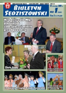 Biuletyn Sędziszowski 2011, R. 20, nr 1 (31 stycznia)