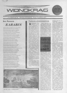 Widnokrąg : tygodnik społeczno-kulturalny. 1968, nr 41 (13 października)