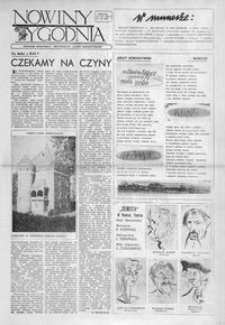 Nowiny Tygodnia : dodatek społeczno-kulturalny „Nowin Rzeszowskich”. 1956, R. 5, nr 26 (14 lipca)