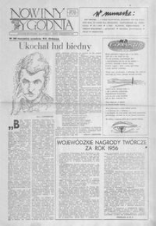 Nowiny Tygodnia : dodatek społeczno-kulturalny „Nowin Rzeszowskich”. 1956, R. 5, nr 45 (1 grudnia)
