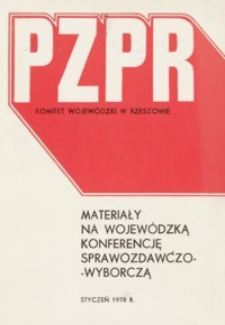 Sprawozdanie z działalności KW PZPR w latach 1976-1977