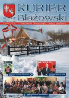 Kurier Błażowski : czasopismo Samorządu Gminy Błażowa. 2010, nr 117 (listopad/grudzień)