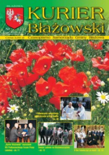 Kurier Błażowski : czasopismo Samorządu Gminy Błażowa. 2011, nr 121 (lipiec/sierpień)