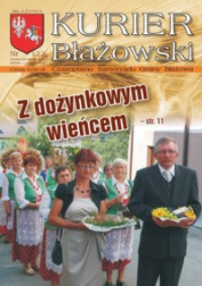 Kurier Błażowski : czasopismo Samorządu Gminy Błażowa. 2011, nr 122 (wrzesień/październik)