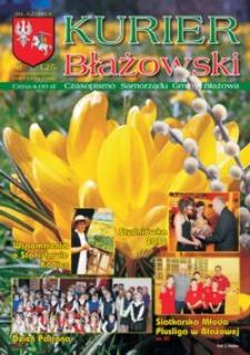 Kurier Błażowski : czasopismo Samorządu Gminy Błażowa. 2012, nr 125 (marzec/kwiecień)