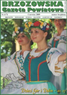 Brzozowska Gazeta Powiatowa. 2009, nr 6 (czerwiec)