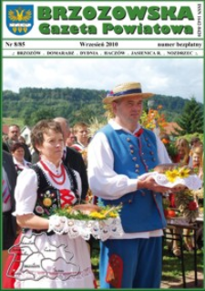Brzozowska Gazeta Powiatowa. 2010, nr 8 (wrzesień)