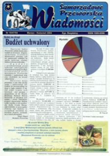 Wiadomości Samorządowe Przeworska. 2004, nr 19 (marzec-kwiecień)