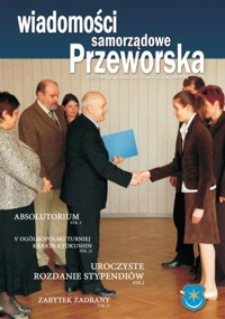 Wiadomości Samorządowe Przeworska. 2009, nr 2 (marzec-kwiecień)