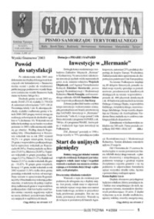 Głos Tyczyna : pismo samorządu terytorialnego. 2004, nr 4 (luty/marzec)