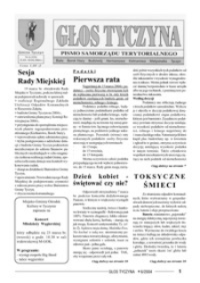 Głos Tyczyna : pismo samorządu terytorialnego. 2004, nr 6 (marzec/kwiecień)