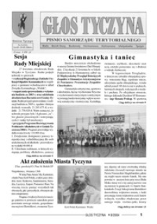 Głos Tyczyna : pismo samorządu terytorialnego. 2004, nr 9 (maj)
