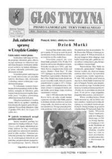 Głos Tyczyna : pismo samorządu terytorialnego. 2004, nr 10 (maj/czerwiec)