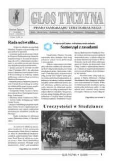 Głos Tyczyna : pismo samorządu terytorialnego. 2005, nr 14 (lipiec/sierpień)