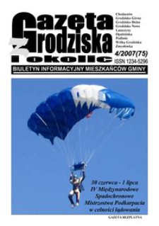 Gazeta z Grodziska i okolic : biuletyn informacyjny mieszkańców gminy. 2007, nr 4