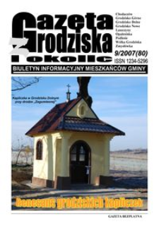 Gazeta z Grodziska i okolic : biuletyn informacyjny mieszkańców gminy. 2007, nr 9