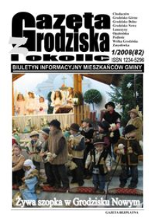 Gazeta z Grodziska i okolic : biuletyn informacyjny mieszkańców gminy. 2008, nr 1