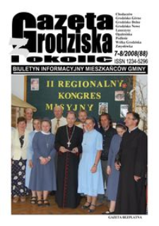 Gazeta z Grodziska i okolic : biuletyn informacyjny mieszkańców gminy. 2008, nr 7-8