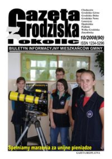 Gazeta z Grodziska i okolic : biuletyn informacyjny mieszkańców gminy. 2008, nr 10