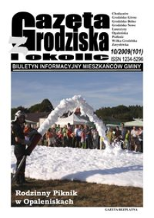 Gazeta z Grodziska i okolic : biuletyn informacyjny mieszkańców gminy. 2009, nr 10