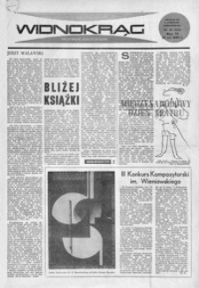 Widnokrąg : tygodnik kulturalny. 1966, nr 12 (27 marca)