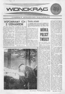 Widnokrąg : tygodnik społeczno-kulturalny. 1969, nr 44 (1 listopada)
