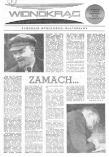 Widnokrąg : tygodnik społeczno-kulturalny. 1970, nr 4 (24 stycznia)