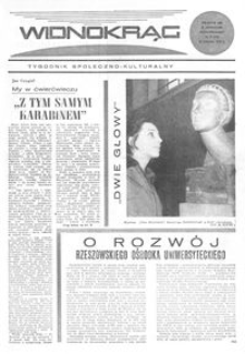 Widnokrąg : tygodnik społeczno-kulturalny. 1970, nr 17 (25 kwietnia)