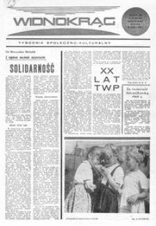 Widnokrąg : tygodnik społeczno-kulturalny. 1970, nr 25 (20 czerwca)