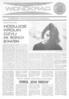 Widnokrąg : tygodnik społeczno-kulturalny. 1970, nr 28 (11 lipca)