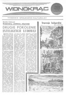 Widnokrąg : tygodnik społeczno-kulturalny. 1970, nr 38 (19 września)