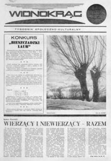 Widnokrąg : tygodnik społeczno-kulturalny. 1971, nr 6 (6 lutego)