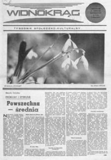 Widnokrąg : tygodnik społeczno-kulturalny. 1972, nr 9 (4 marca)