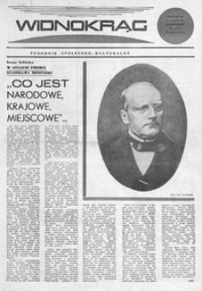 Widnokrąg : tygodnik społeczno-kulturalny. 1972, nr 23 (10 czerwca)