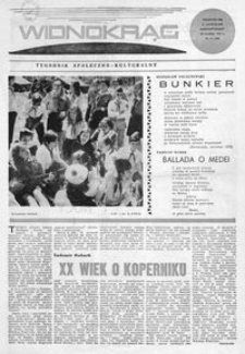 Widnokrąg : tygodnik społeczno-kulturalny. 1972, nr 34 (26 sierpnia)