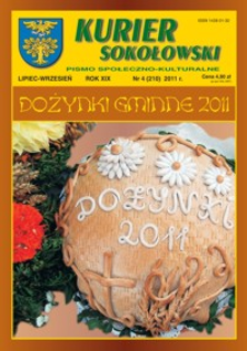 Kurier Sokołowski : pismo społeczno-kulturalne. 2011, R. 19, nr 4 (lipiec-wrzesień)