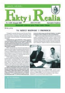 Fakty i Realia : gazeta żołyńska. 2005, nr 11 (listopad)